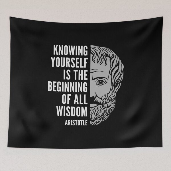 Item preview, Aristotle Popular Inspirational Quote: Knowing Yourself designed and sold by Elvin Dantes.