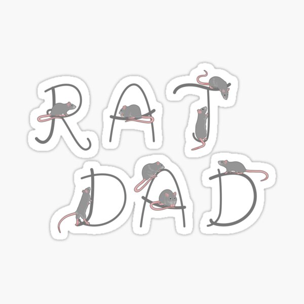 Rat Dad Sticker