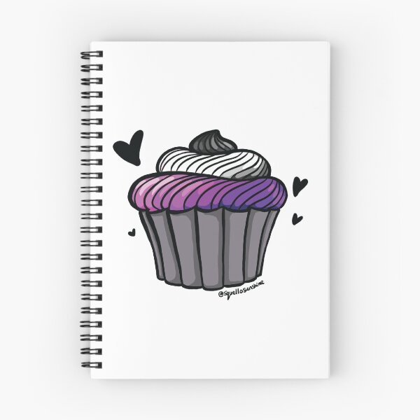 Item preview, Asexual Pride Cupcake designed and sold by squellosunshine.
