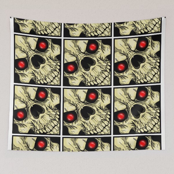 Item preview, Diamond demon skull pattern designed and sold by Monstermosh37.
