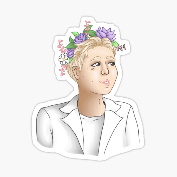 Namjoon con Flores Pegatina