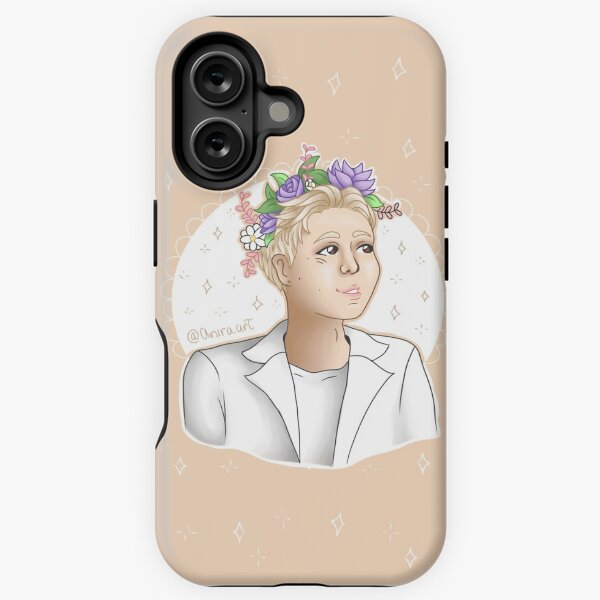 Namjoon con Flores Funda Funda resistente para iPhone