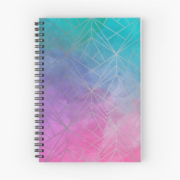 Item preview, Watercolor Geometric Silver Pattern Art designed and sold by Vic Torys ☆.