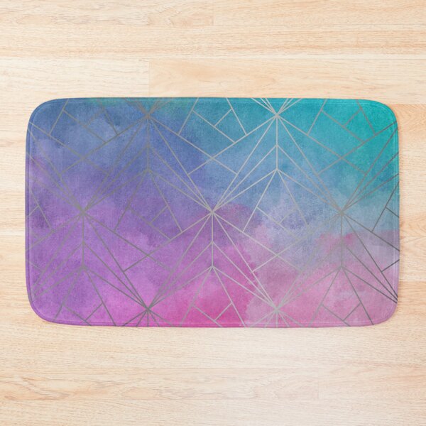 Item preview, Watercolor Geometric Silver Pattern Art designed and sold by Vic Torys ☆.