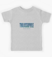 Thalassophile - Liebhaber des Meeres Kinder T-Shirt