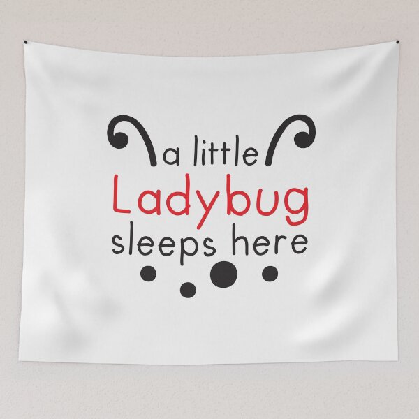 Item preview, a little ladybug sleeps here designed and sold by jazzydevil.