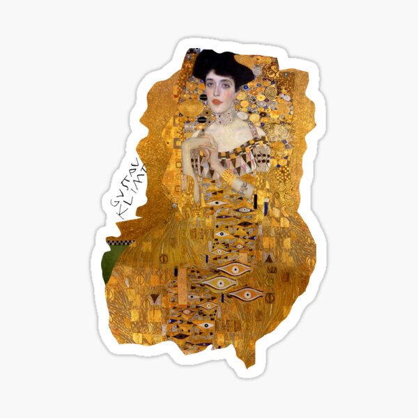 Aperçu de l'œuvre  Inspiré de Portrait de Adele Bloch Bauer, Gustav Klimt (par ACCI) créée et vendue par VanyssaGraphics.