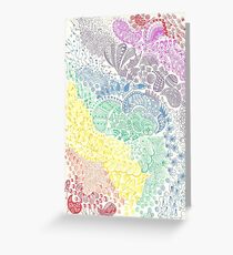 Rainbow Doodle Greeting Card