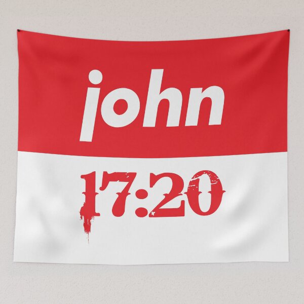 Item preview, John 17:20 Quote The Bible Who Will Believe In Me Through Their Word designed and sold by ProjectX23.