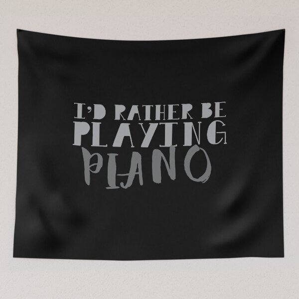 Item preview, I'd rather be playing PIANO designed and sold by jazzydevil.