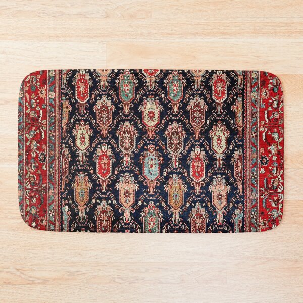 Item preview, Bijar Northwest Persian Kurdish Rug Print  designed and sold by Vicky Brago-Mitchell®.