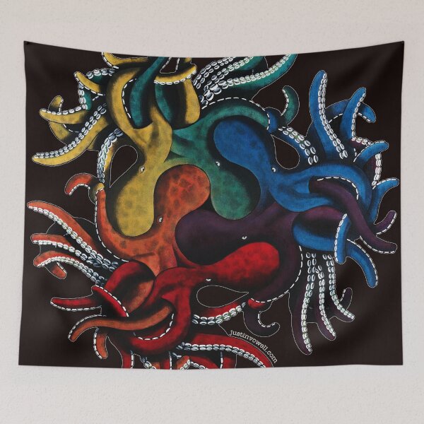 Item preview, ocotopus color wheel designed and sold by justin vowell.