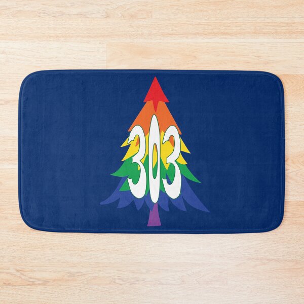 Item preview, Hand Drawn Colorado Pride Tree 303 Area Code designed and sold by itsrturn.