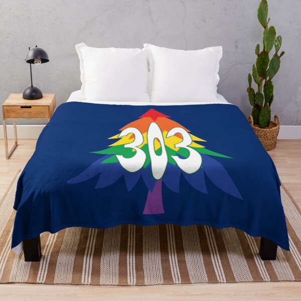 Item preview, Hand Drawn Colorado Pride Tree 303 Area Code designed and sold by itsrturn.