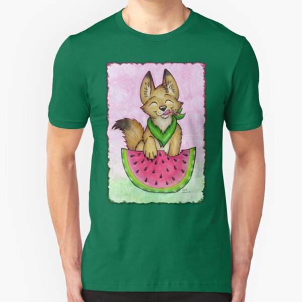 Melon Coyote - Clothing and Stickers! Slim Fit T-Shirt