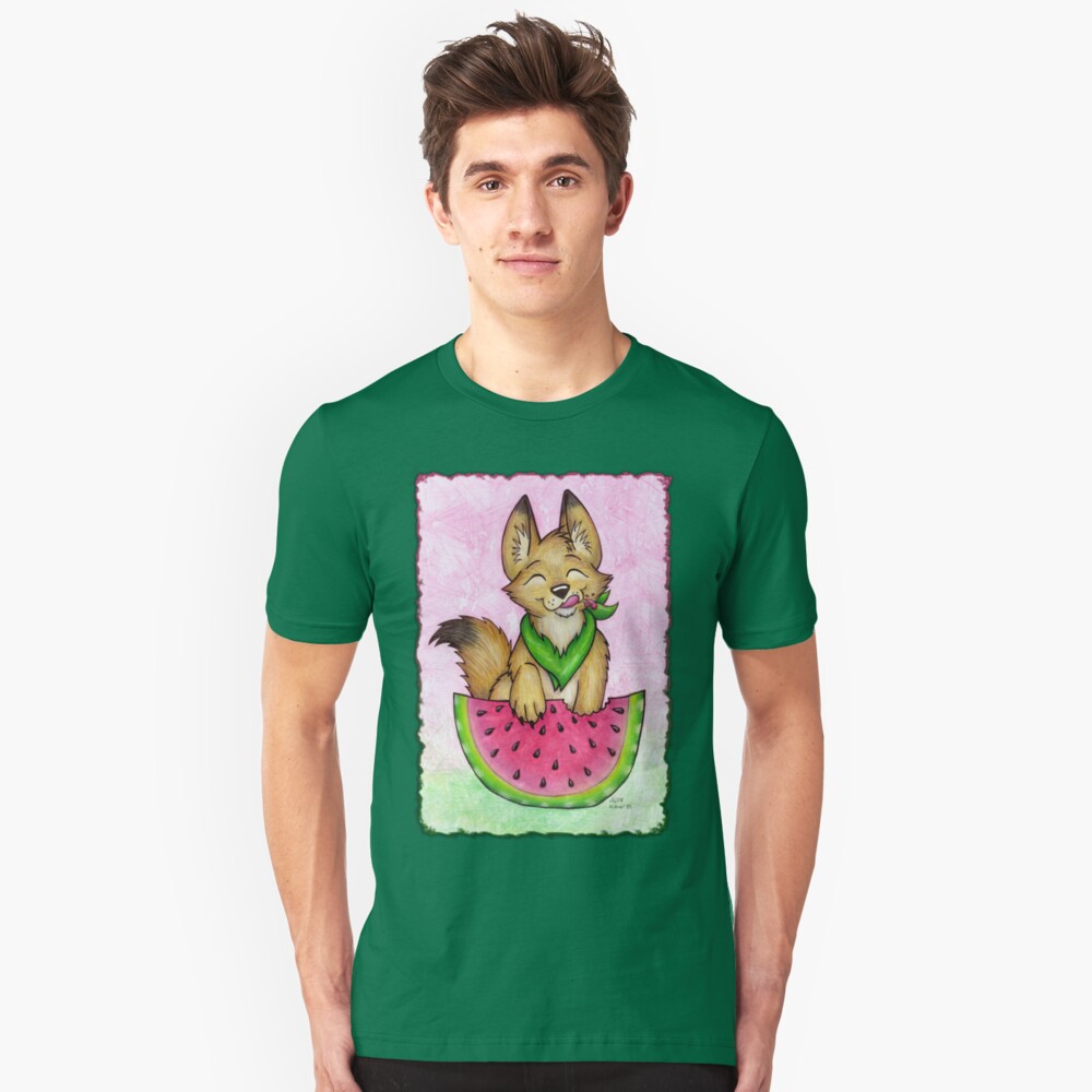 Melon Coyote - Clothing and Stickers! Slim Fit T-Shirt