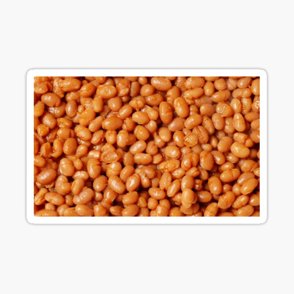 Bean print Sticker