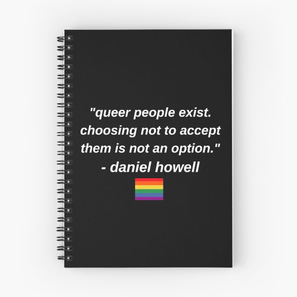 Artikelvorschau, Queer People Exist- Daniel Howell Zitat entworfen und verkauft von erinaceous.