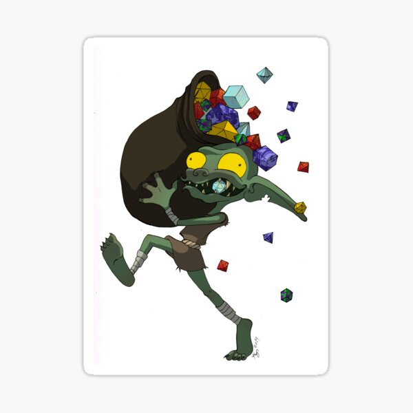 Dice Goblin Sticker