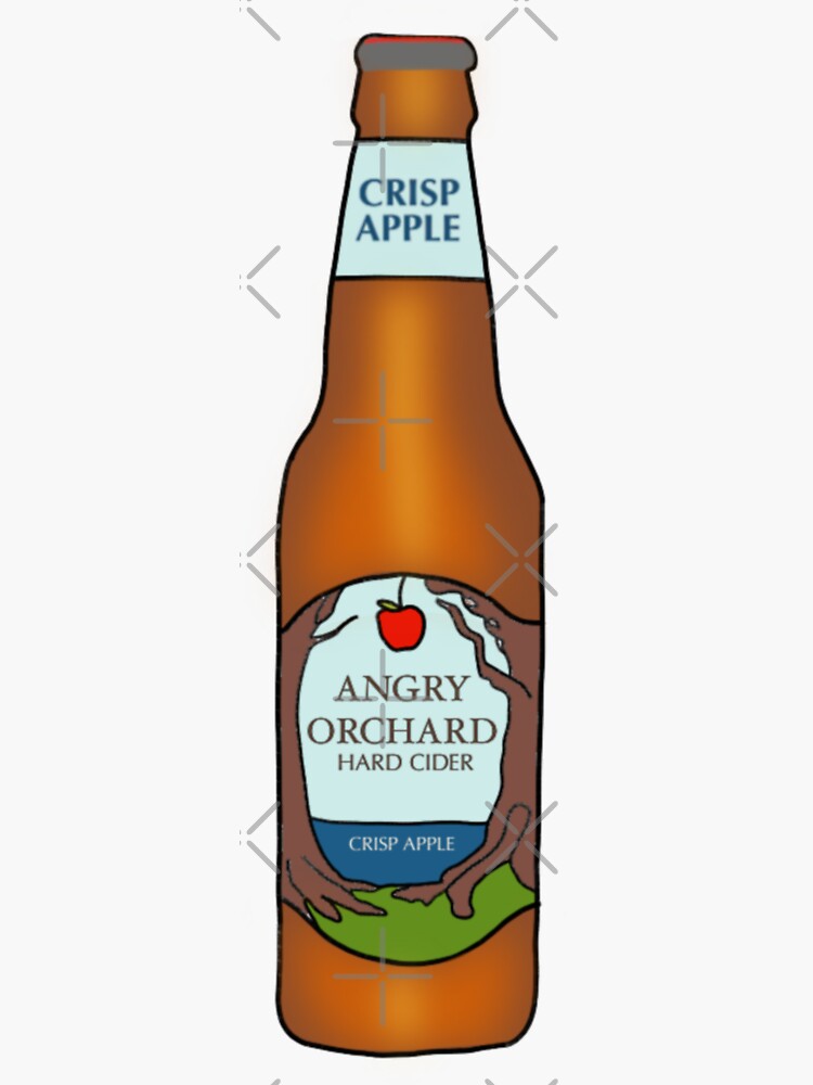 "Angry Orchard Hard Cider" Sticker for Sale by kcox96 | Redbubble