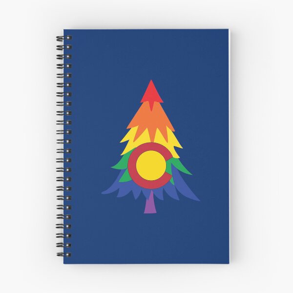Item preview, Hand Drawn Pride Tree Colorado Flag designed and sold by itsrturn.