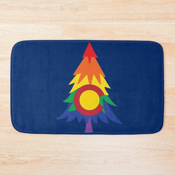 Item preview, Hand Drawn Pride Tree Colorado Flag designed and sold by itsrturn.