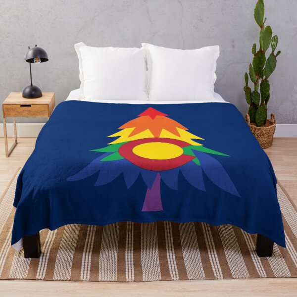Item preview, Hand Drawn Pride Tree Colorado Flag designed and sold by itsrturn.