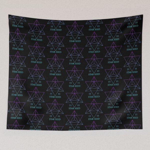 Item preview, Starseed Tetrahedron Sacred Geometry 11:11 designed and sold by LadyMoldavite.