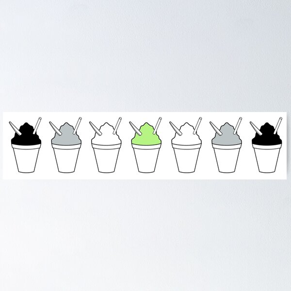 Item preview, agender snoballs designed and sold by lemniscate-shop.