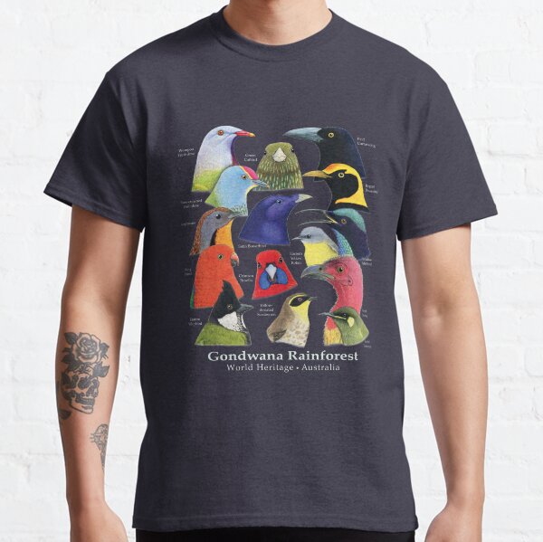 Gondwana Rainforest Birds of Australia - Raising funds for BirdLife Australia Classic T-Shirt