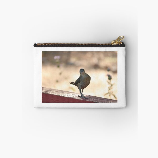 Item preview, Bird with an Attitude on Fence designed and sold by shellcreek.