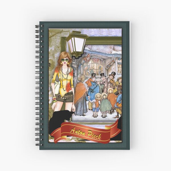 The Carol singers Spiral Notebook