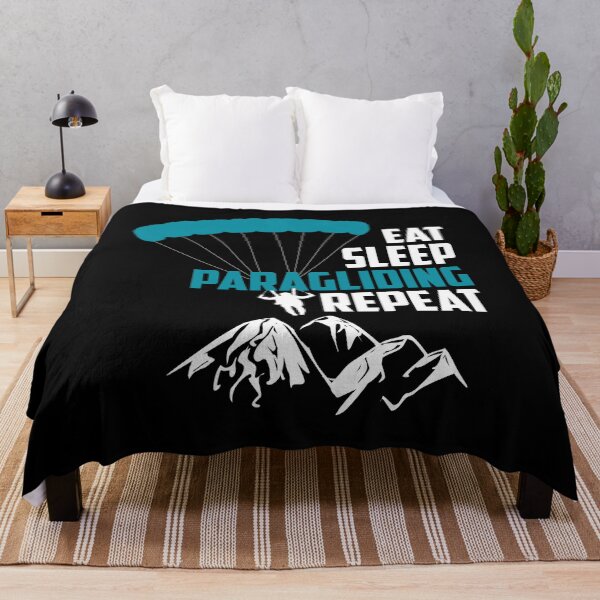 Artikelvorschau, Eat Sleep Paragliding Repeat Geschenkidee entworfen und verkauft von Dagostino.