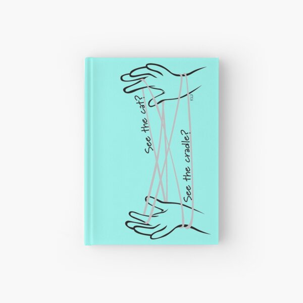See the cat? See the cradle? Hardcover Journal