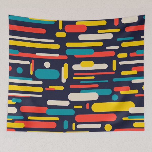 Item preview, colorful rounded rectangle designed and sold by TM Selvam.