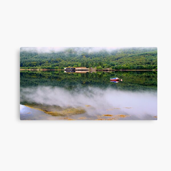 Misty Loch Long Argyll Canvas Print