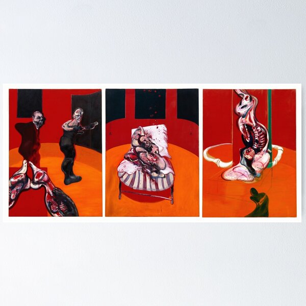 Item preview, Francis Bacon - Three Studies For A Crucifixion designed and sold by JeromeArt.