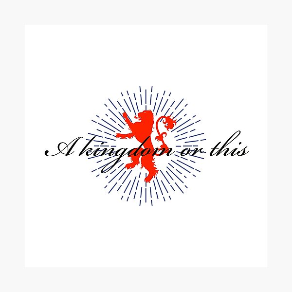 Item preview, A Kingdom or This designed and sold by WildHeartReads.
