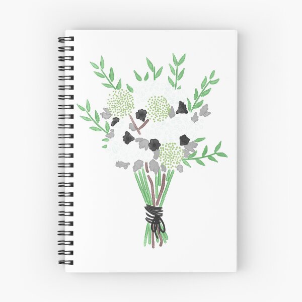 Item preview, Aromantic Pride Bouquet designed and sold by GreyFawnArt.