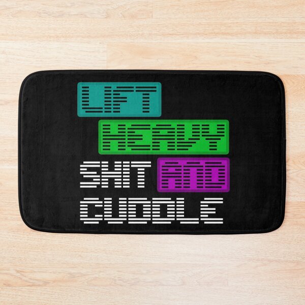 Item preview, Lift Heavy Shit and Cuddle gift idea designed and sold by Dagostino.