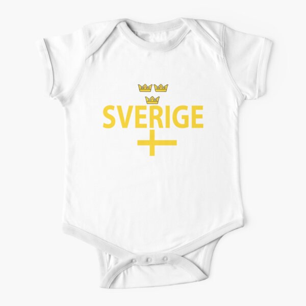 Don't Mess With Sweden! (Sverige / Svensk / Viking / Yellow) Baby One-Piece  for Sale by MrFaulbaum