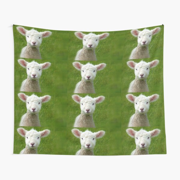 Mmm Whats that Mum!!! - Lamb - NZ - Southland Tapestry