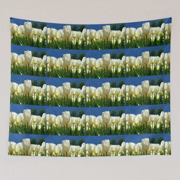 Item preview, Standing Taller Than The Rest! - White Tulip Plantation - NZ designed and sold by AndreaEL.