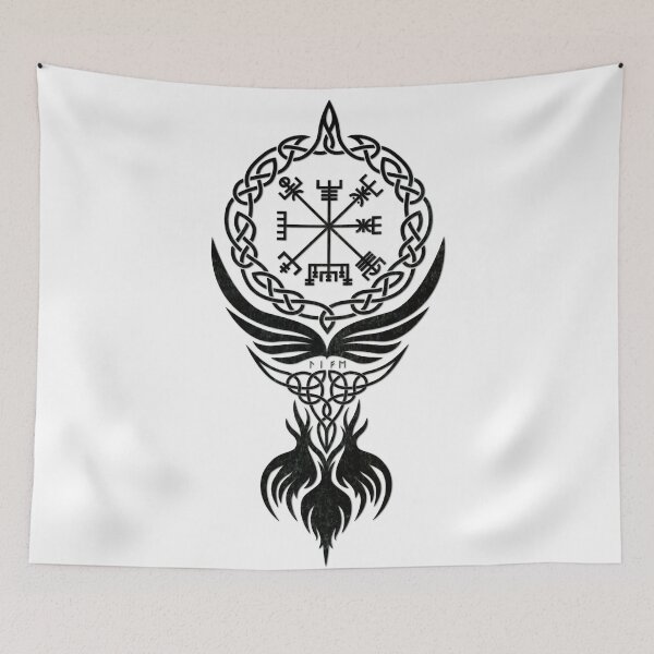 Item preview, Vegvisir Old Norse Rune designed and sold by suyuchendesign.