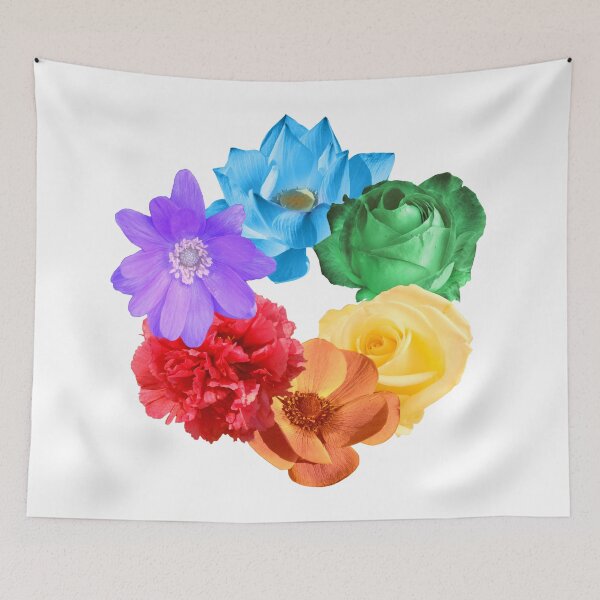 Item preview, LGBT LOVE Flowers Vibrant designed and sold by radvas.