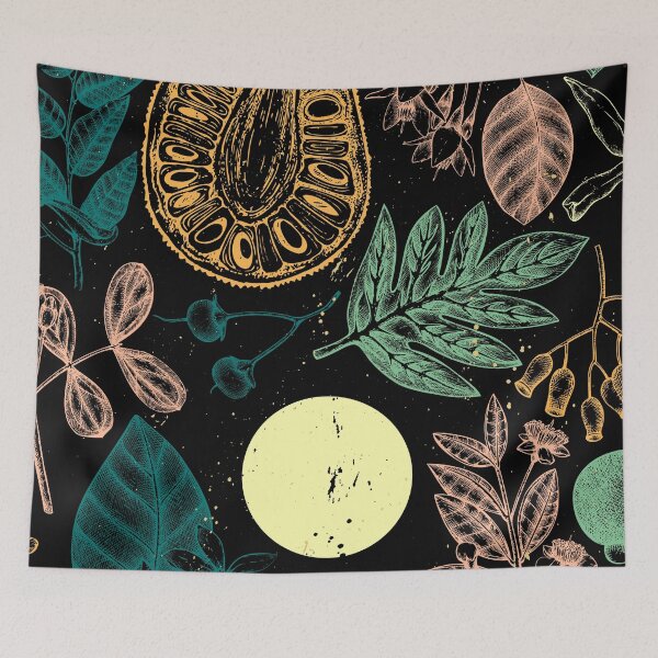 Item preview, Exotic Plant Poster - Black designed and sold by All-Streets.