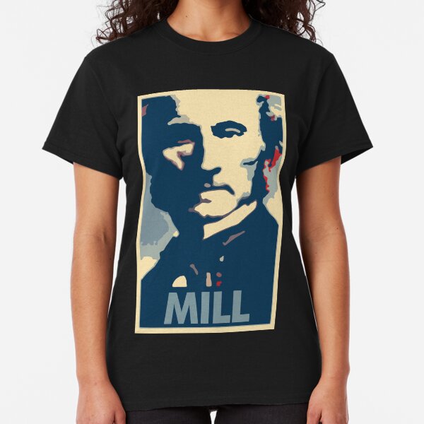 John Stuart Mill Political Poster Parody Classic T-Shirt