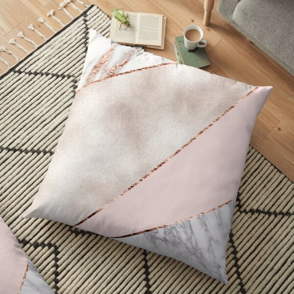 rose pâle Coussin de sol