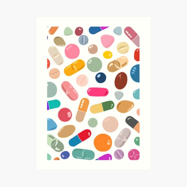 Sunny Pills Art Print