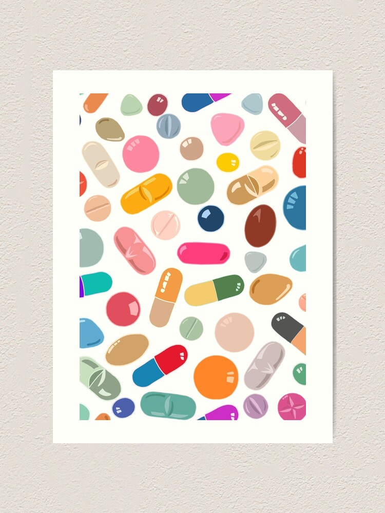 Alternate view of Sunny Pills Art Print